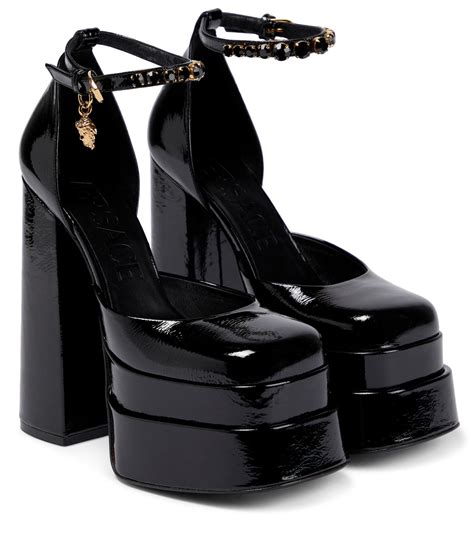 women's versace platform heels|versace platform heels medusa.